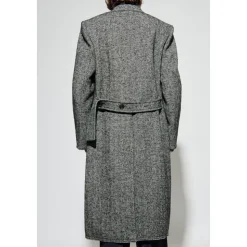Manteau à motif chevrons