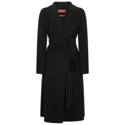 Manteau Noir avec Détails Faits Main