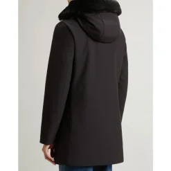 Manteau Parka en Duvet Noir