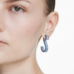 Matrix Baguette Drop Earrings