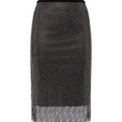 Midi en Maille avec Cristaux
