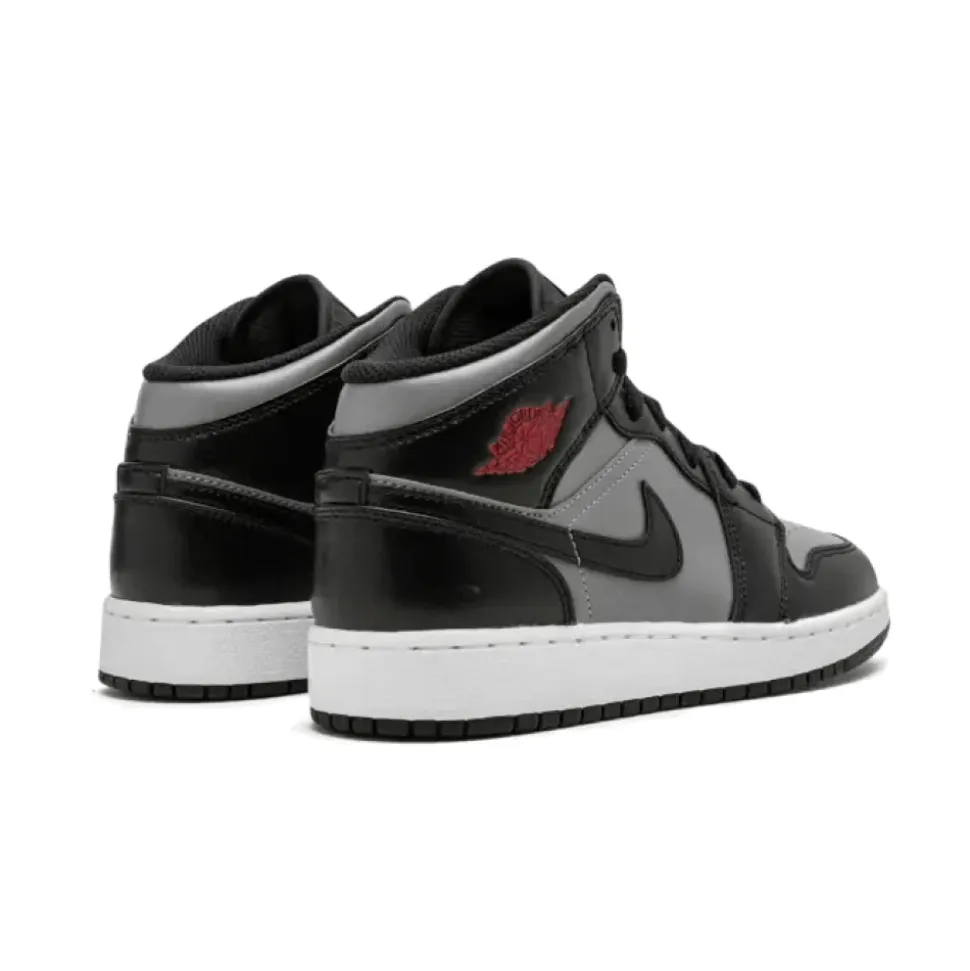 Mid Shadow Red Sporty Sneakers