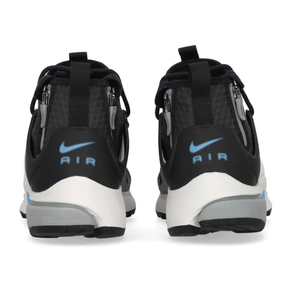 Mid Utility Sneaker Haute en Tissu Anthracite/Bleu/Blanc