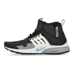 Mid Utility Sneaker Haute en Tissu Anthracite/Bleu/Blanc