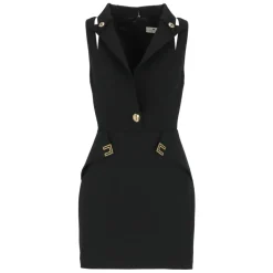 Mini-robe Double Épaisseur Stretch avec Logo