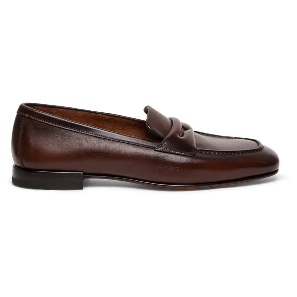 Mocassin en cuir