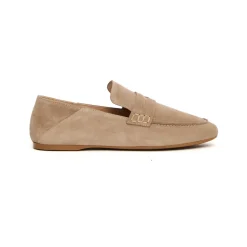 Mocassin en Daim Beige 5540