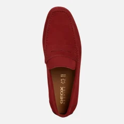 Mocassin en daim rouge Kosmopolis Grip