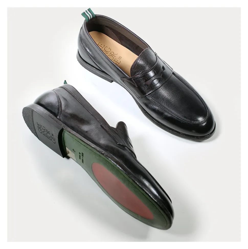 Mocassin Homme Fait Main en Marron