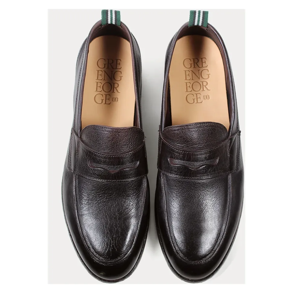 Mocassin Homme Fait Main en Marron