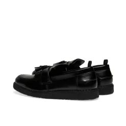 Mocassin Noir à Glands