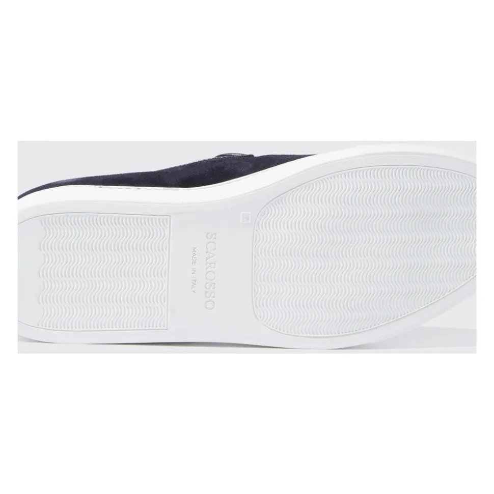 Mocassins Amedeo en Daim Bleu