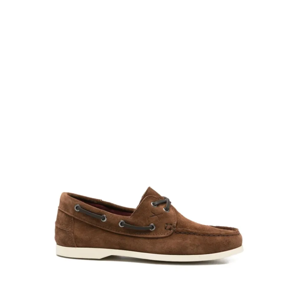 Mocassins bateau en daim Swan