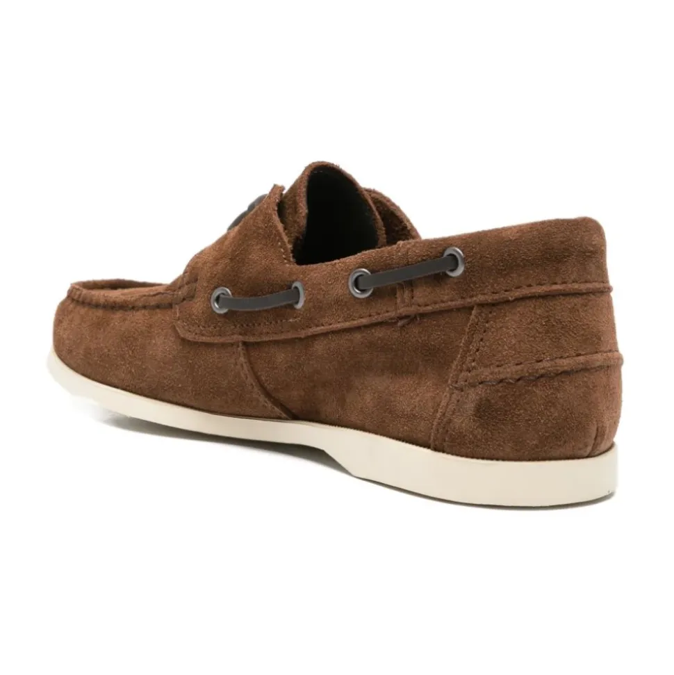 Mocassins bateau en daim Swan