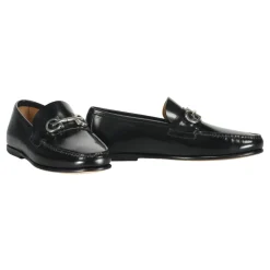 Mocassins classiques en cuir avec détail Horsebit