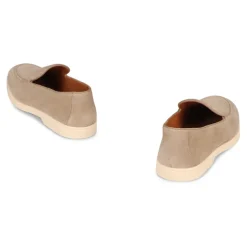 Mocassins Classiques en Daim Bout Rond