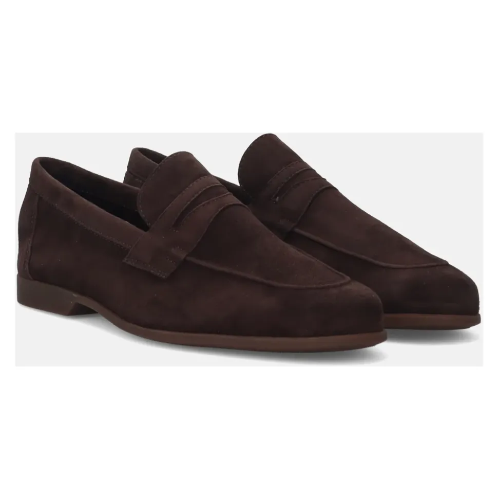 Mocassins en Daim Marron