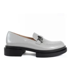 Mocassins Fermés Élégants Gris Femme