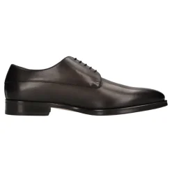 Mocassins à lacets en cuir