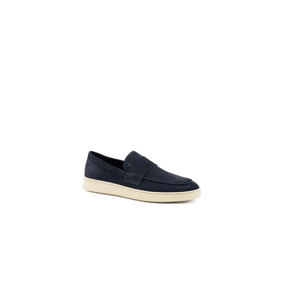 Mocassin smart-casual bleu