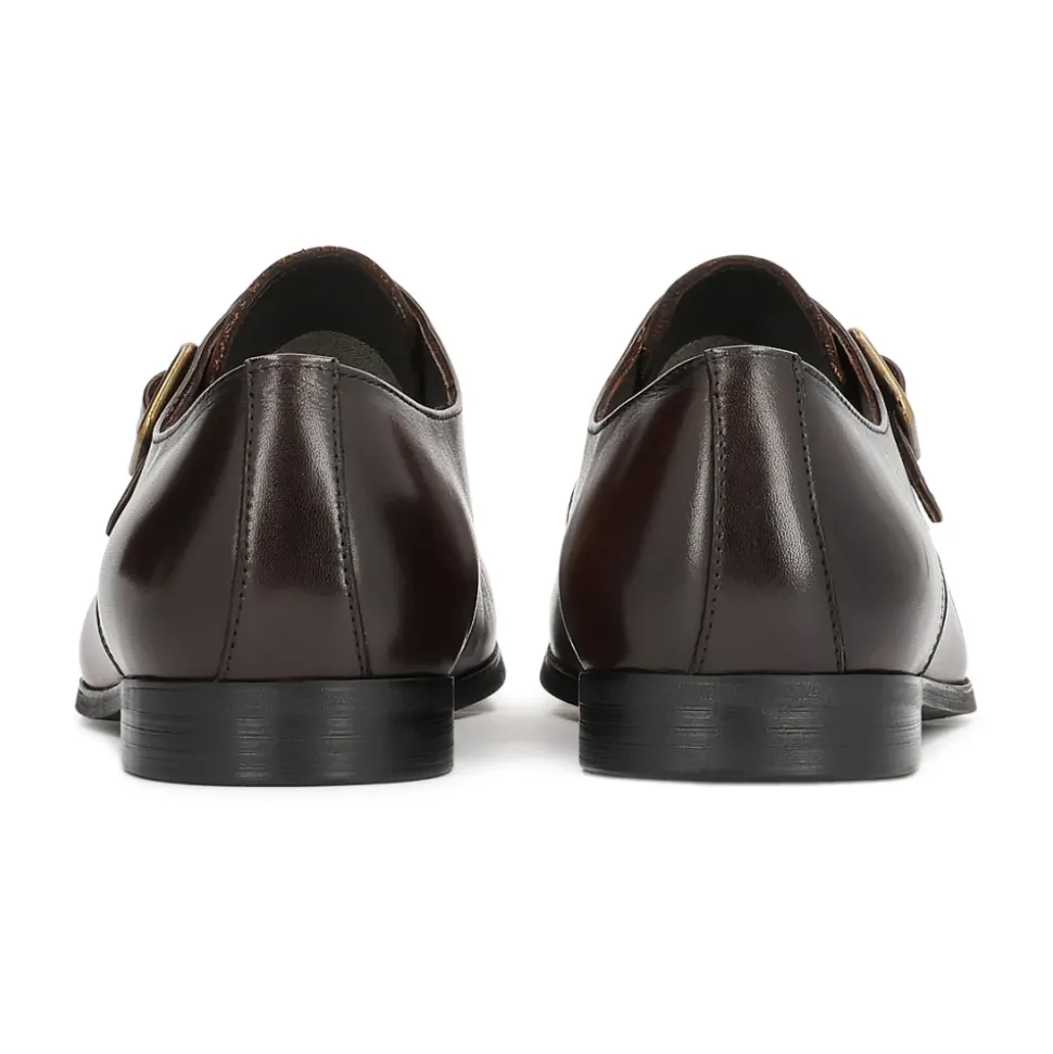 Mocassins Monk en cuir