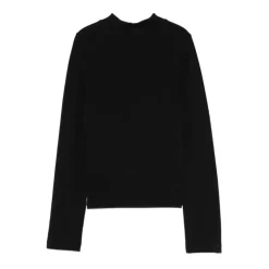 Mock Neck Long Sleeve T-Shirt