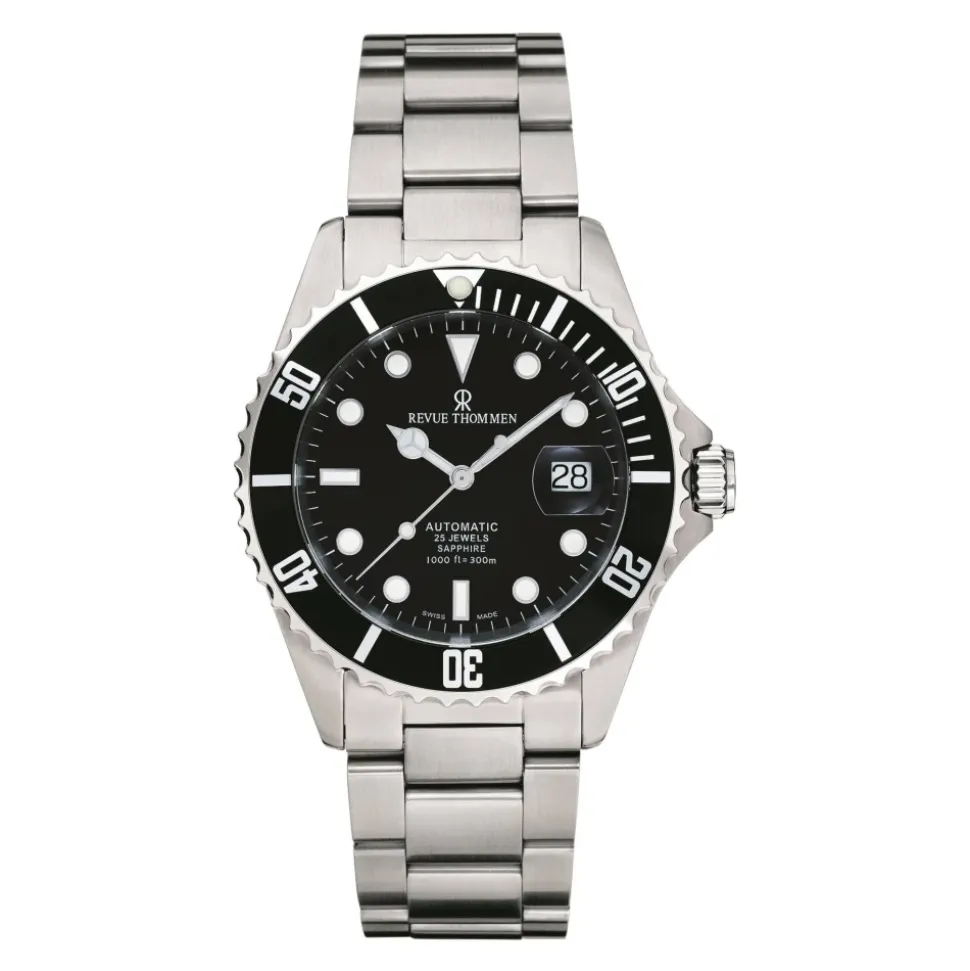 Montre de Plongée Automatique en Acier Inoxydable