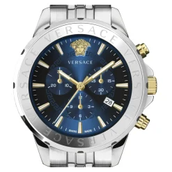 Montre Homme Chronographe Signature Bleue