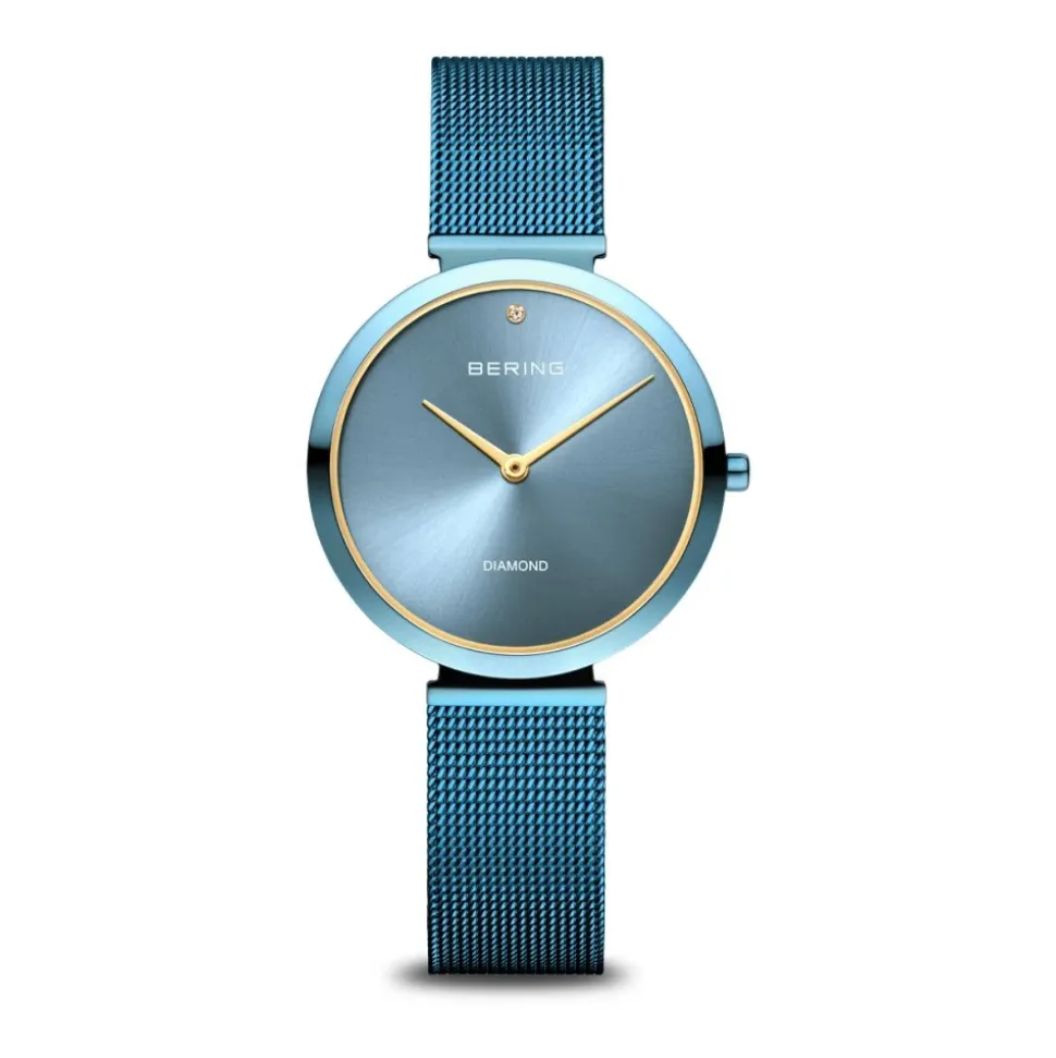 Montre pour femme Charity 32 mm 3 ATM Verre de saphir Slim Design Bracelet Milanais 18132-Charity1