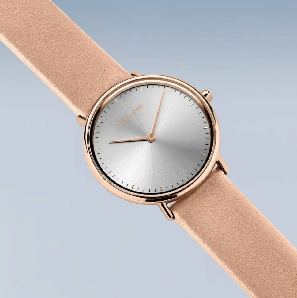 Montre pour Femme Classic 29 mm 3 ATM Verre Saphir Design Mince Bracelet en Cuir de Veau 15729-960