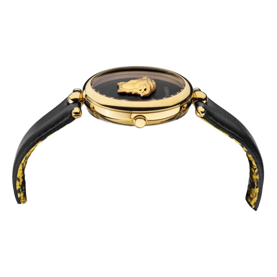Montre pour femme Palazzo Empire 39 mm Méduse sur le cadran Bracelet en cuir VECO01420
