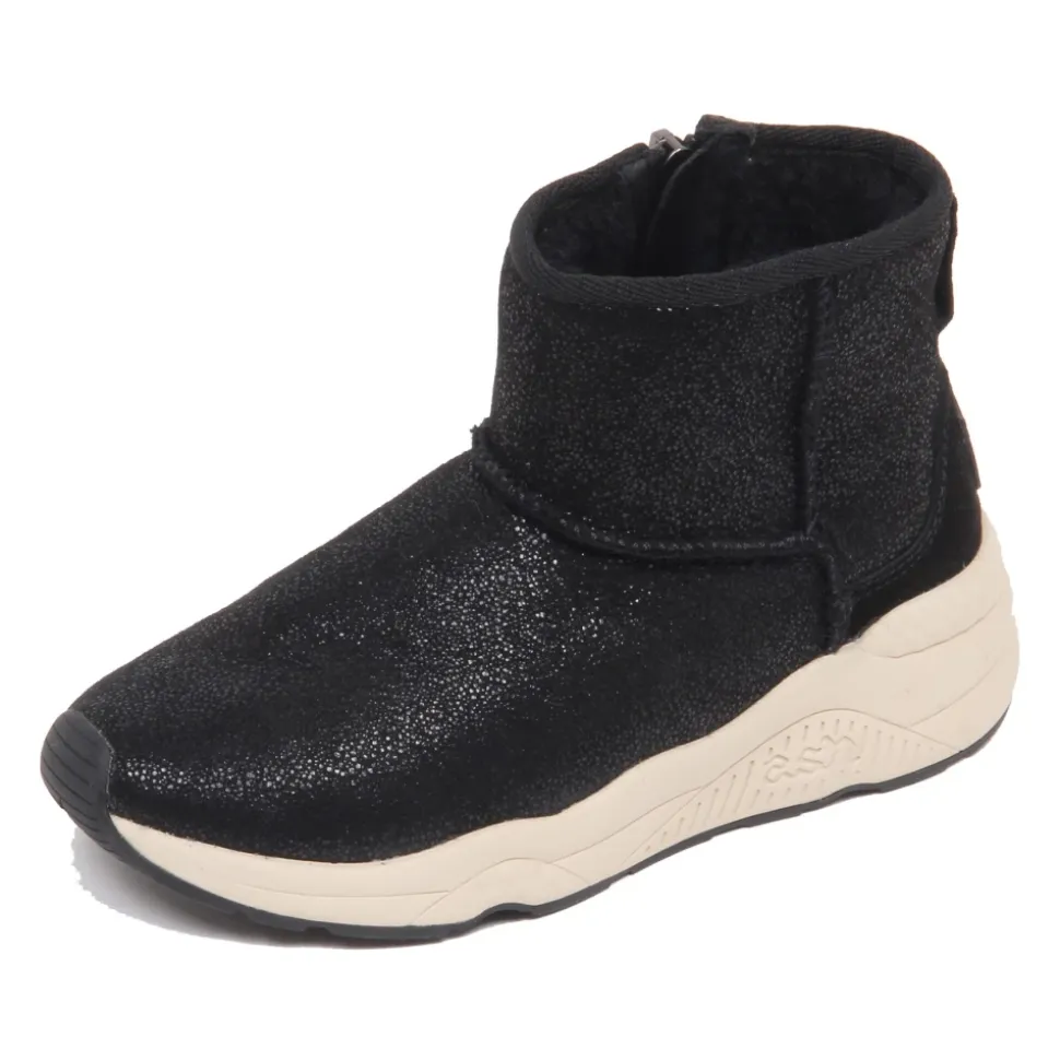 Moon Glitter Shearling Chaussure Effet Brillant