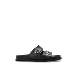 Mules en cuir