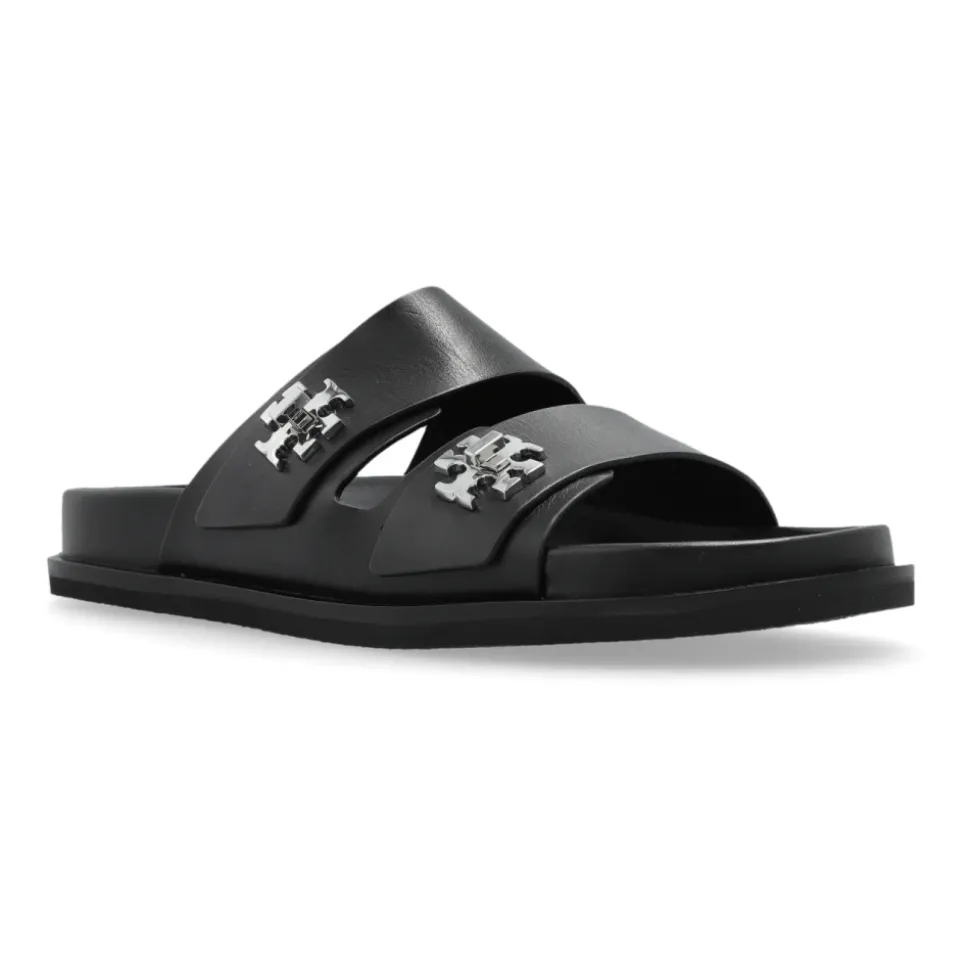Mules en cuir