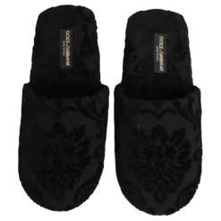 Mules à logo brodé