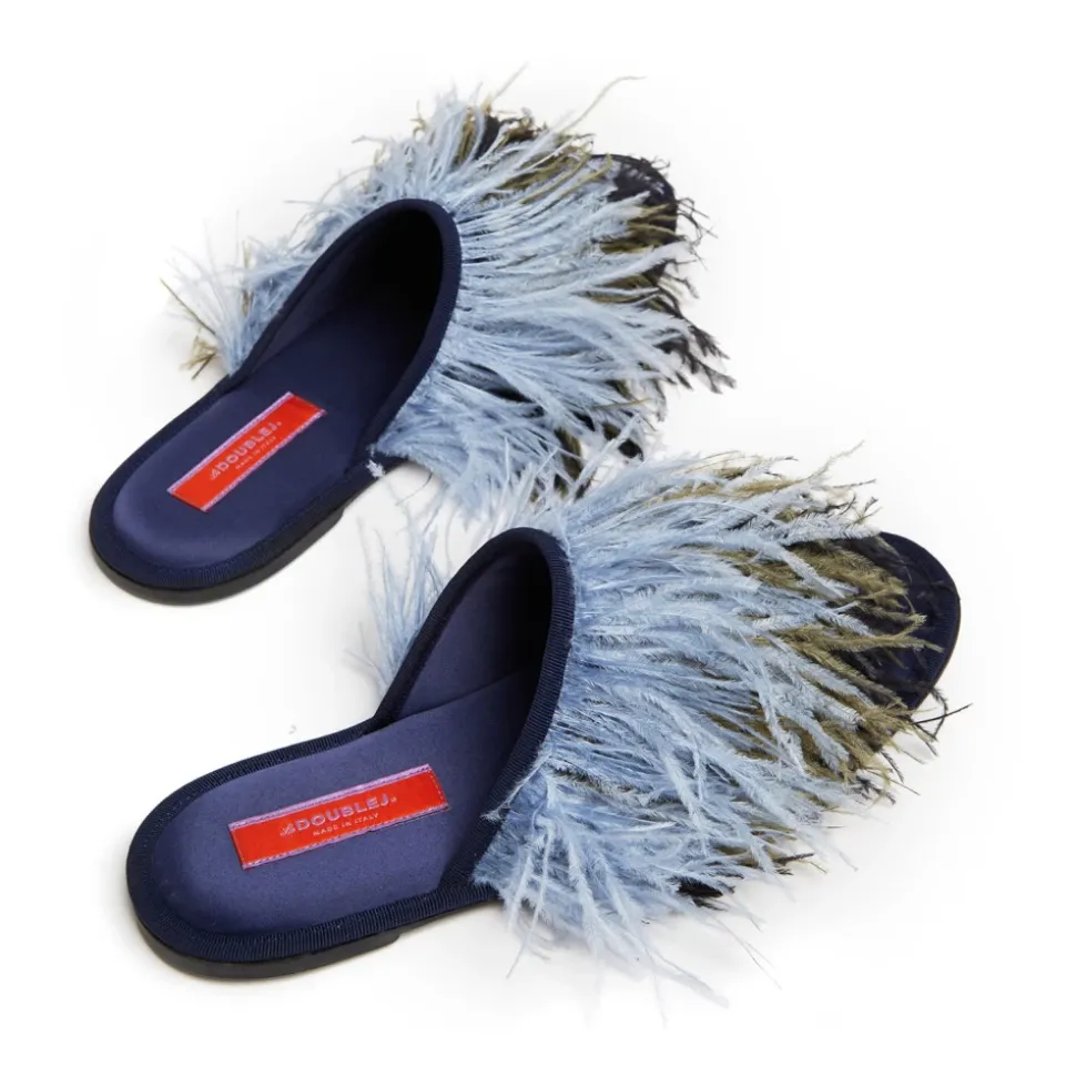 Mules à Plumes Maximalistes