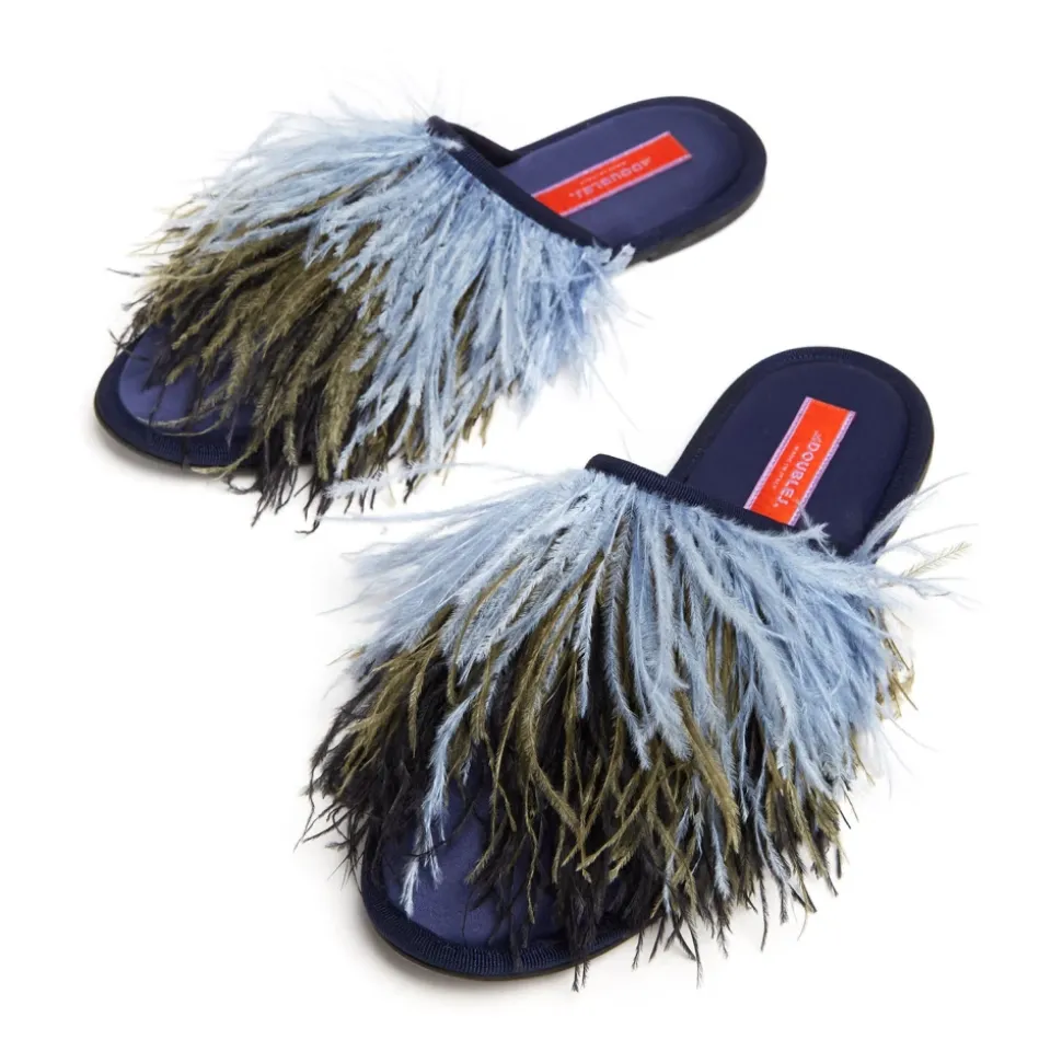 Mules à Plumes Maximalistes