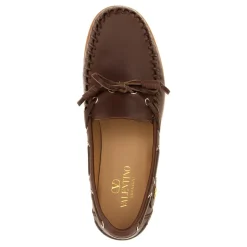 Palm Avenue Mocassin Bateau en Cuir de Buffle