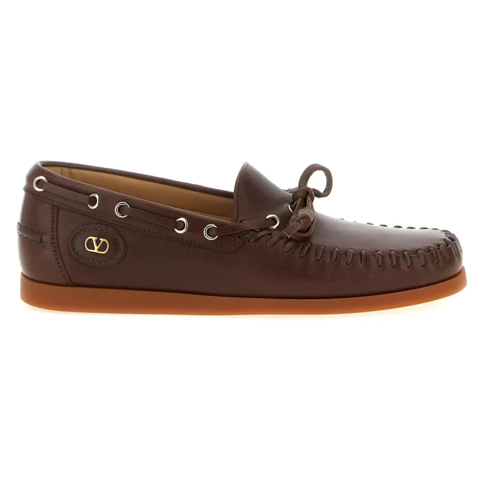 Palm Avenue Mocassin Bateau en Cuir de Buffle
