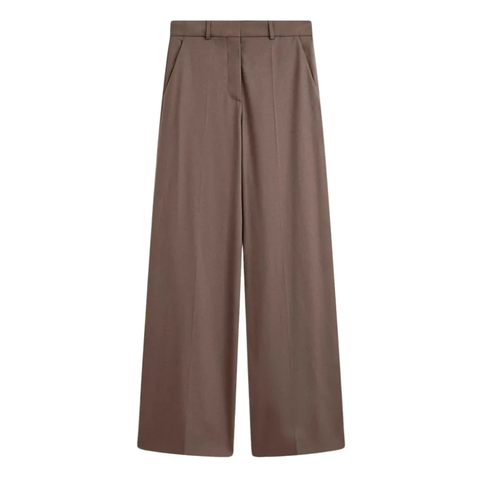 Pantalon Alana en Flanelle Jambe Large