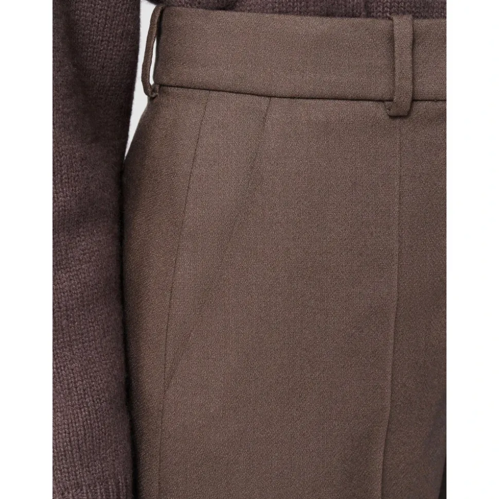 Pantalon Alana en Flanelle Jambe Large
