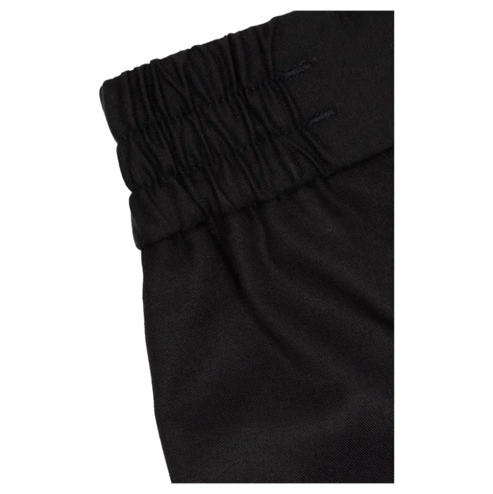Pantalon avec logo brodé