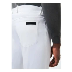 Pantalon blanc optique coupe régulière