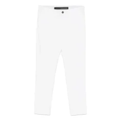 Pantalon blanc optique coupe régulière