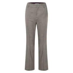 Pantalon Bootcut marron à taille haute