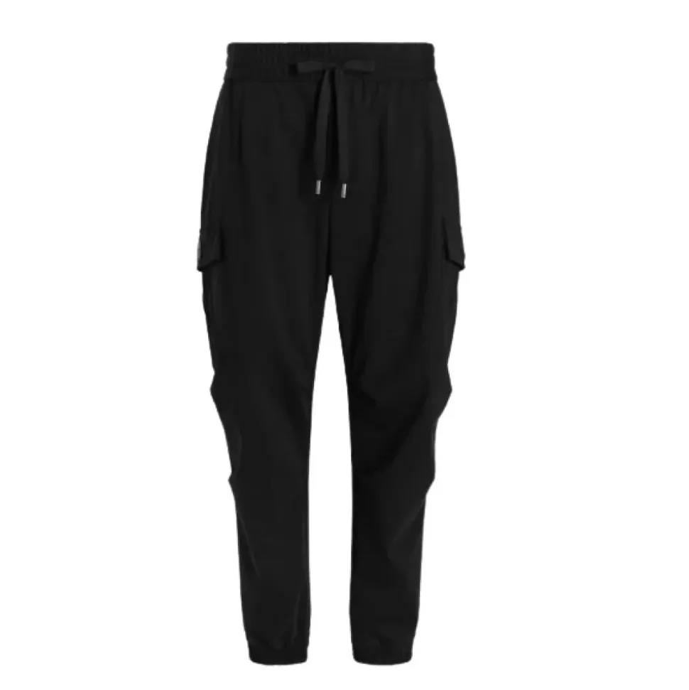 Pantalon Cargo en Coton avec Étiquette