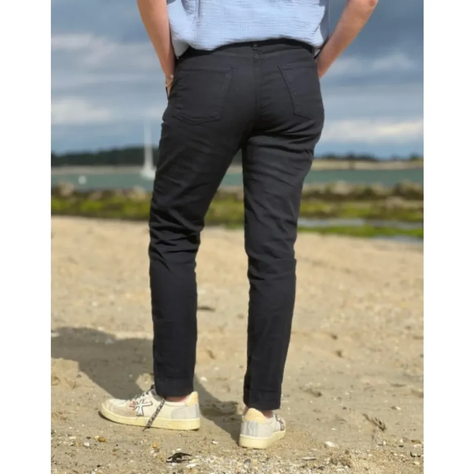 Pantalon Charlie en Coton et Lin