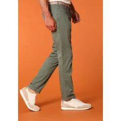 Pantalon chino vert extra slim fit