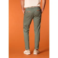 Pantalon chino vert extra slim fit