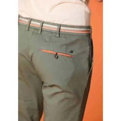 Pantalon chino vert extra slim fit